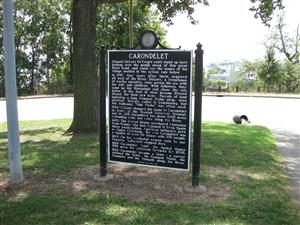 Carondelet Historical Marker in St. Louis, Missouri Carondelet Historical Marker in St. Louis, Missouri
