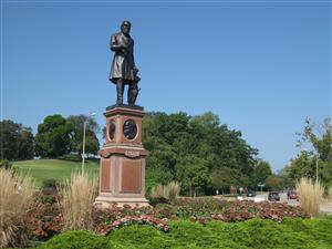 Edward Bates Statue in Forest Park in Saint Louis, Missouri Edward Bates Statue in Forest Park in Saint Louis, Missouri