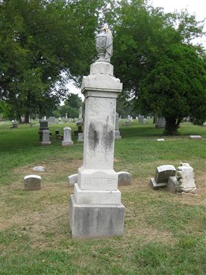 The Grimmel Monument at Gatewood Gardens Cemetery