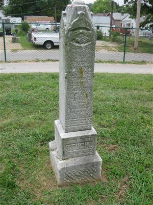 TThe Stughl Monument at Gatewood Gardens Cemetery
