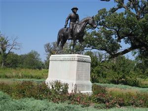 Franz Sigel Statue in Forest Park in Saint Louis, Missouri