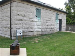 Entrance to the Powder Magazine Museum at Jefferson Barracks