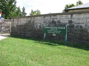 Sign for the Powder Magazine Museum at Jefferson Barracks Sign for the Powder Magazine Museum at Jefferson Barracks