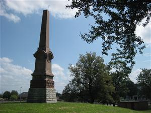 The Nathaniel Lyon Monument in Lyon Park in St. Louis, Missouri