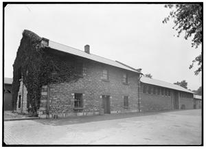 Building used for the manufacture of powder and ammunition located at the St. Louis Arsenal - photgraph taken in 1936