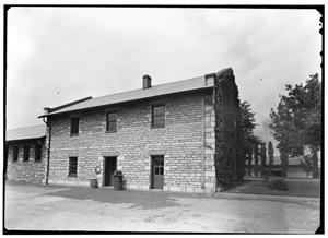 Building used for the manufacture of powder and ammunition located at the St. Louis Arsenal - photgraph taken in 1936