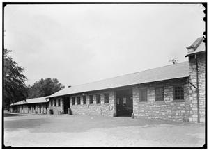 Building used for the manufacture of powder and ammunition located at the St. Louis Arsenal - photgraph taken in 1936