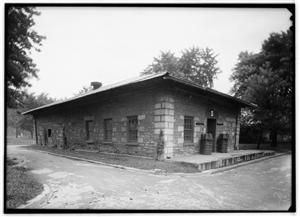 The Old Guard House building located at the St. Louis Arsenal - photgraph taken in 1936