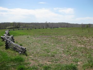 Site of Plummer's Repulse in Ray's Cornfield Facing Northeast