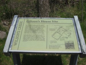 Gibson House Interpretive Sign