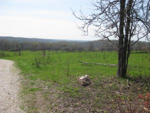 View from the top of Bloody Hill looking southeast