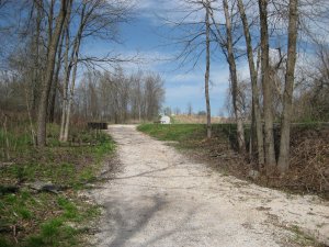 Wire Road looking towards Ray House near Hess site for Pulaski Light Battery 